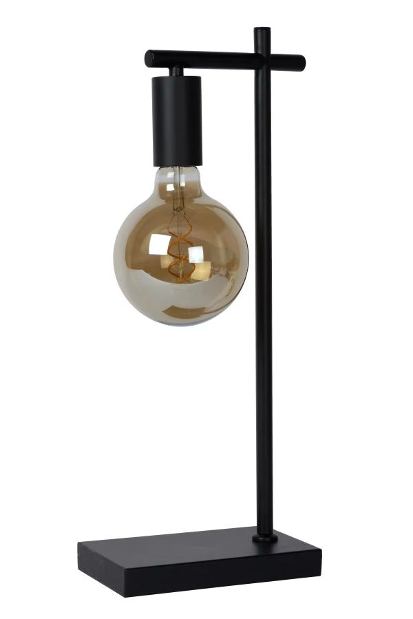 Lucide LEANNE - Lámpara de mesa - 1xE27 - Negro - apagado